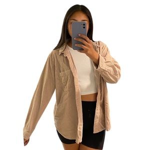 Corduroy shacket/button down